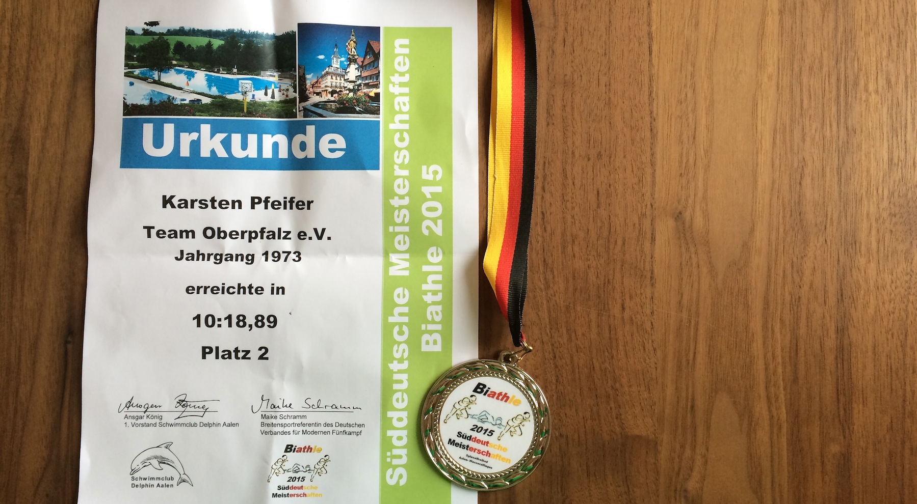 Süddeutsche Meisterschaften Biathle 2015